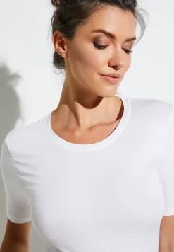 Femme Zimmerli PurenessT-Shirt à manches courtes - white