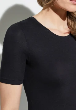 Femme Zimmerli PurenessT-Shirt à manches courtes - black