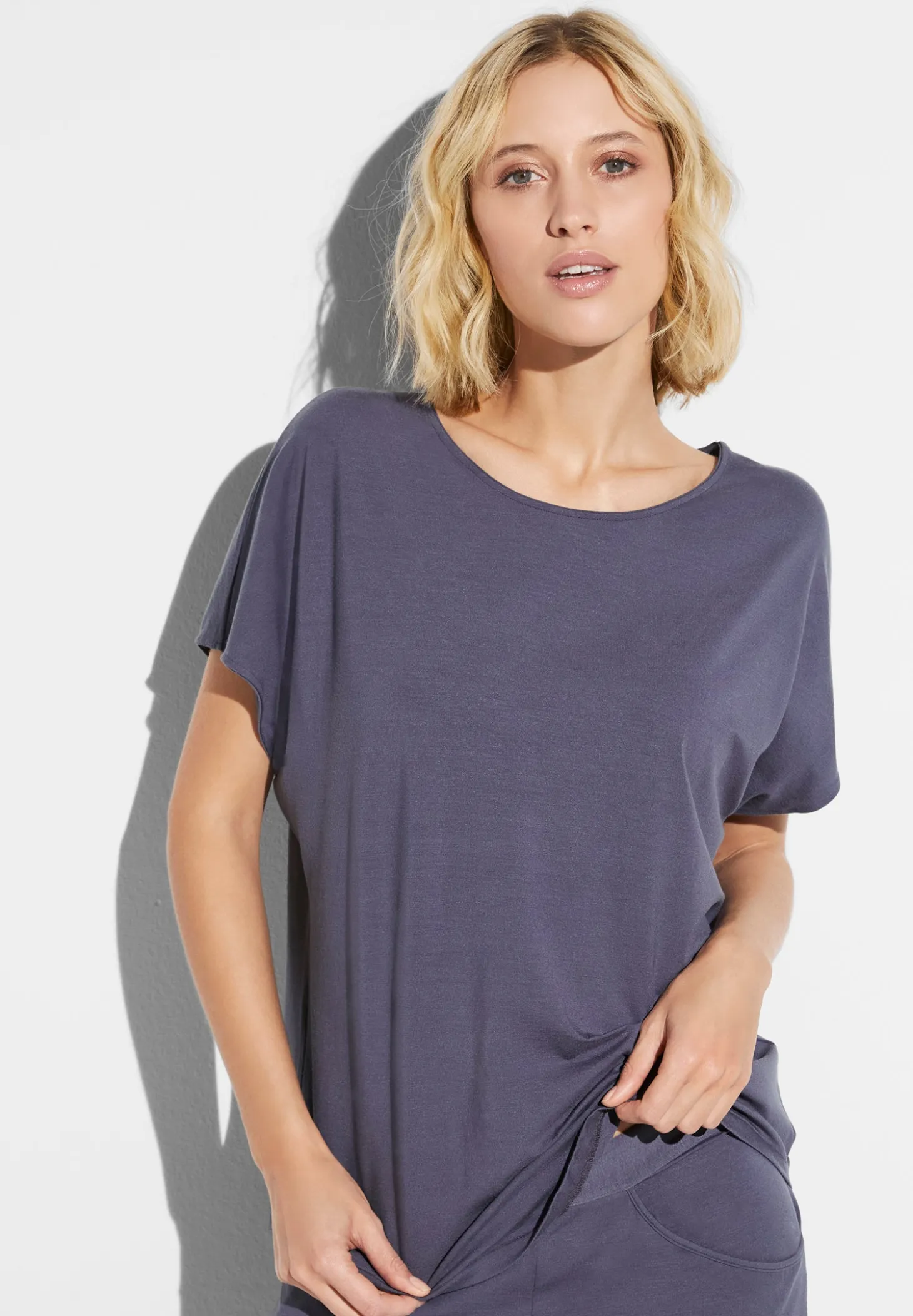 Femme Zimmerli PurenessT-Shirt à manches courtes - grape