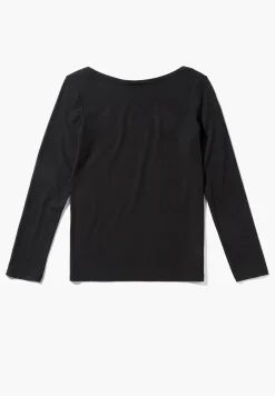 Femme Zimmerli PurenessT-Shirt à manches longues - black