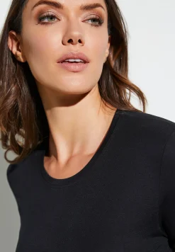 Femme Zimmerli PurenessT-Shirt à manches longues - black