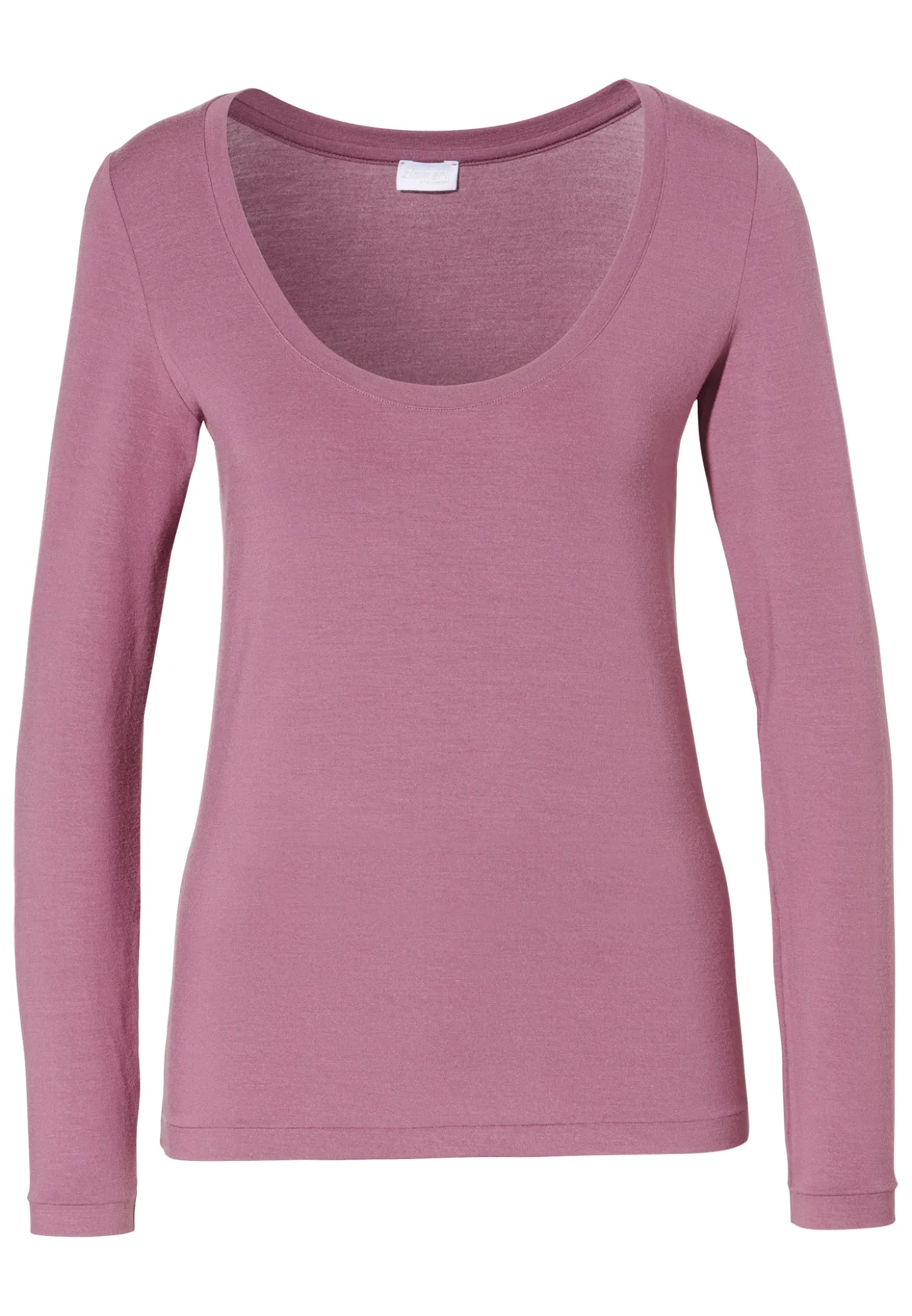 Femme Zimmerli PurenessT-Shirt à manches longues - mulberry