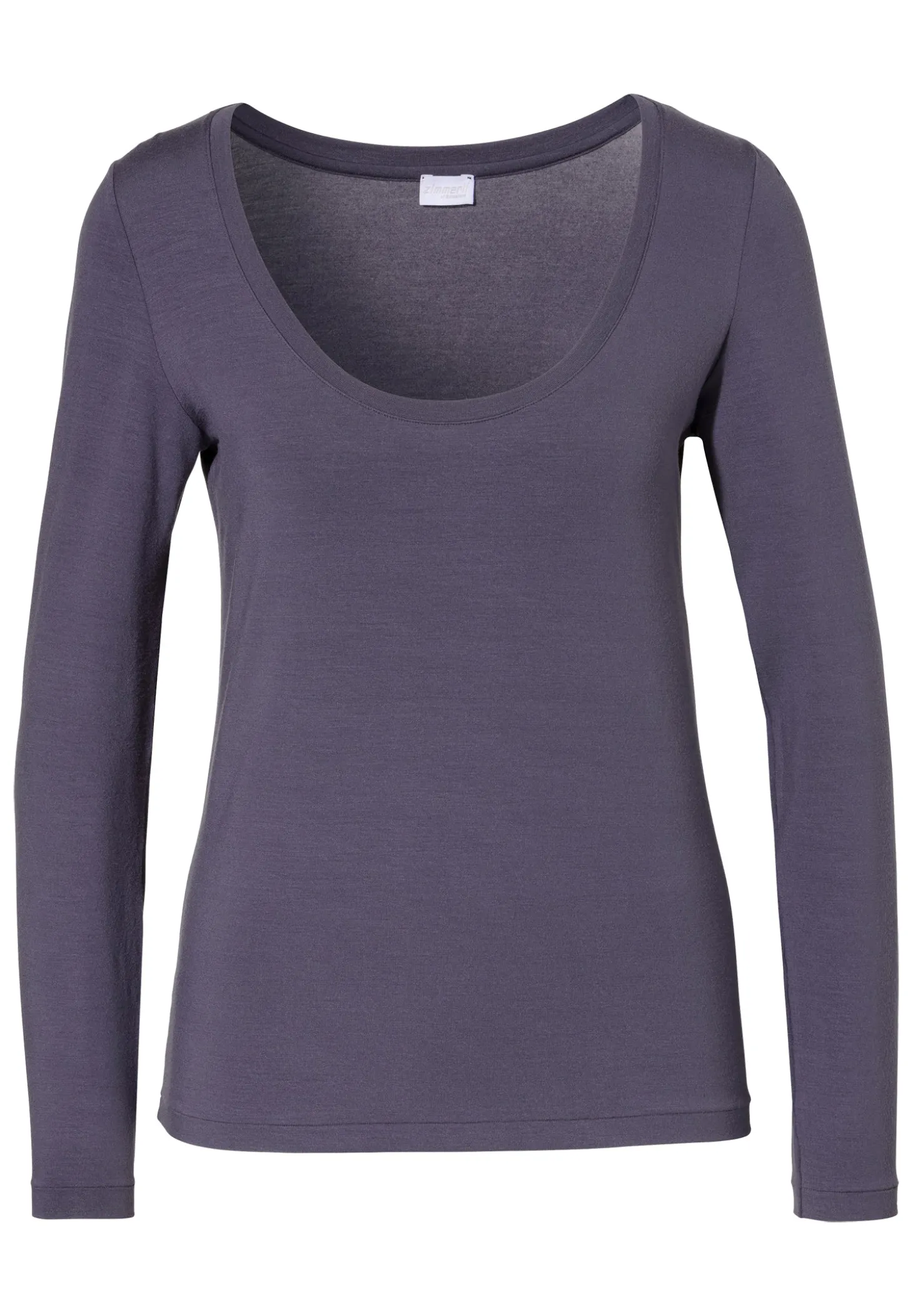 Femme Zimmerli PurenessT-Shirt à manches longues - grape