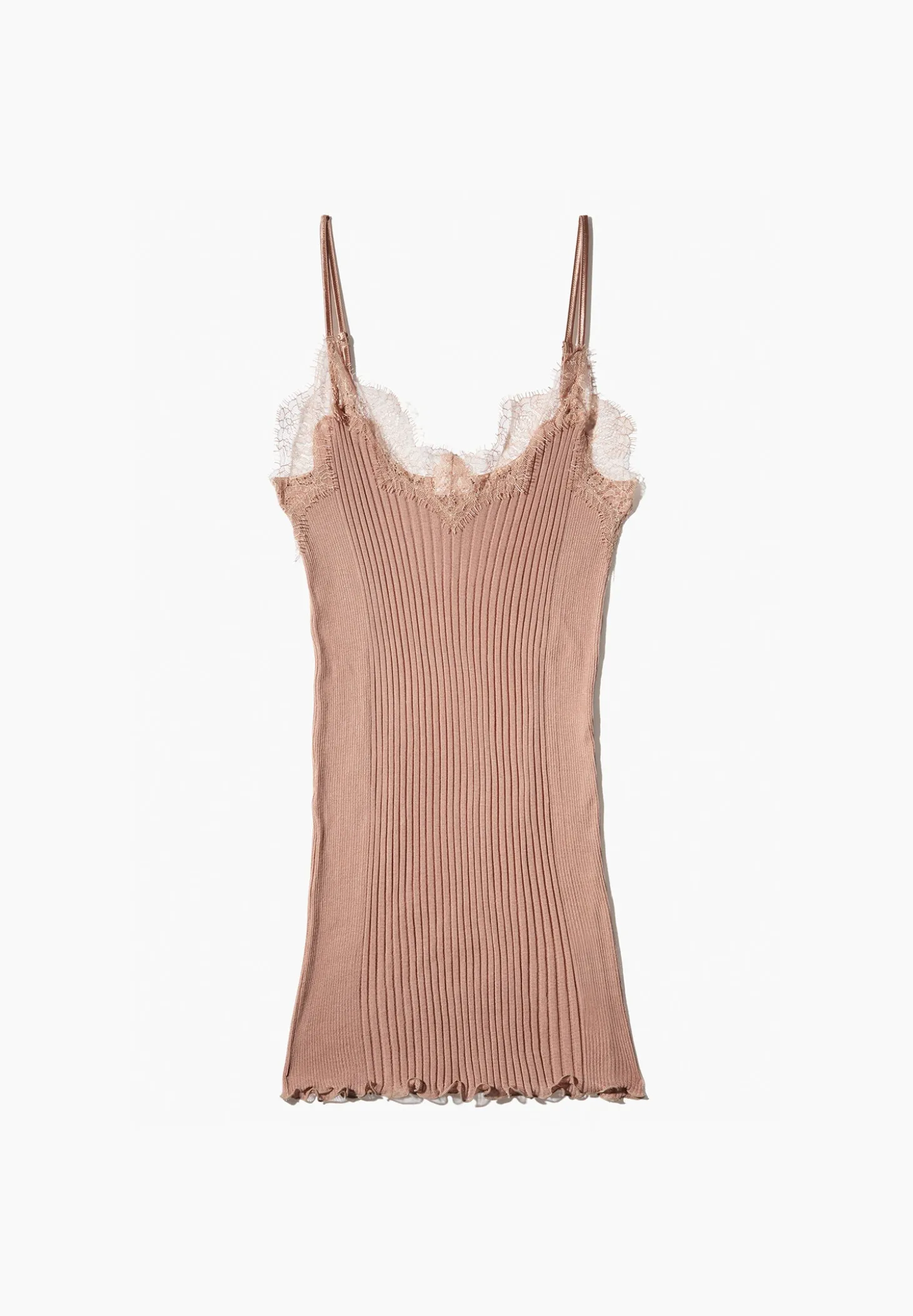 Femme Zimmerli RichelieuCaraco fines bretelles - powder rose