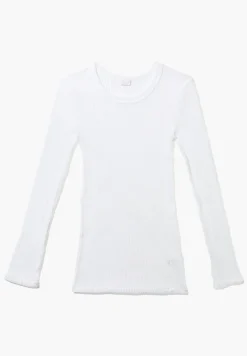 Femme Zimmerli RichelieuT-Shirt à manches longues - white