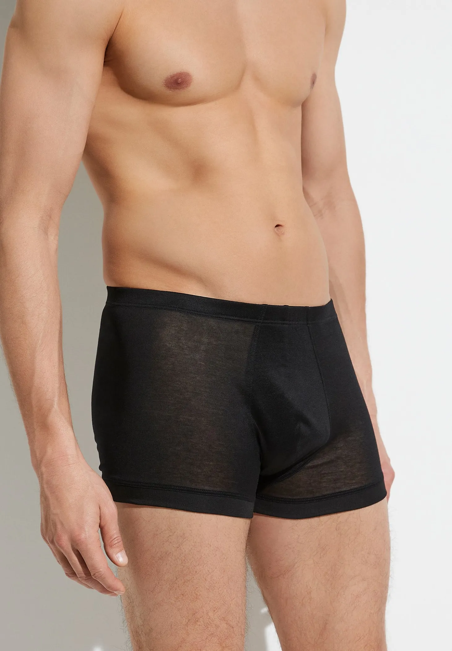 Homme Zimmerli Royal ClassicBoxer Trunk - noirSuper fins