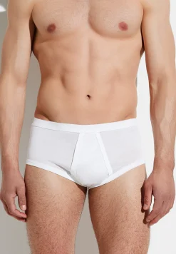 Homme Zimmerli Royal ClassicSlip - blancSuper fins