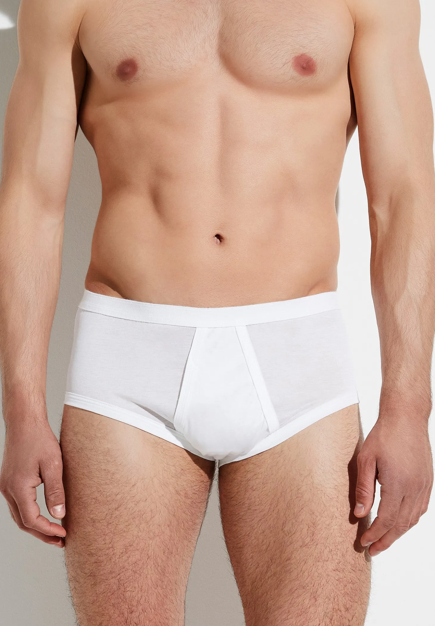 Homme Zimmerli Royal ClassicSlip - blancSuper fins