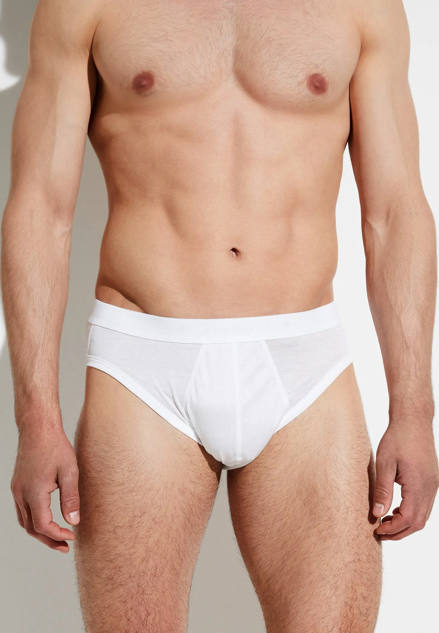 Homme Zimmerli Royal ClassicSlip - blancSuper fins