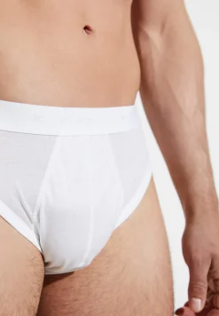 Homme Zimmerli Royal ClassicSlip - blancSuper fins