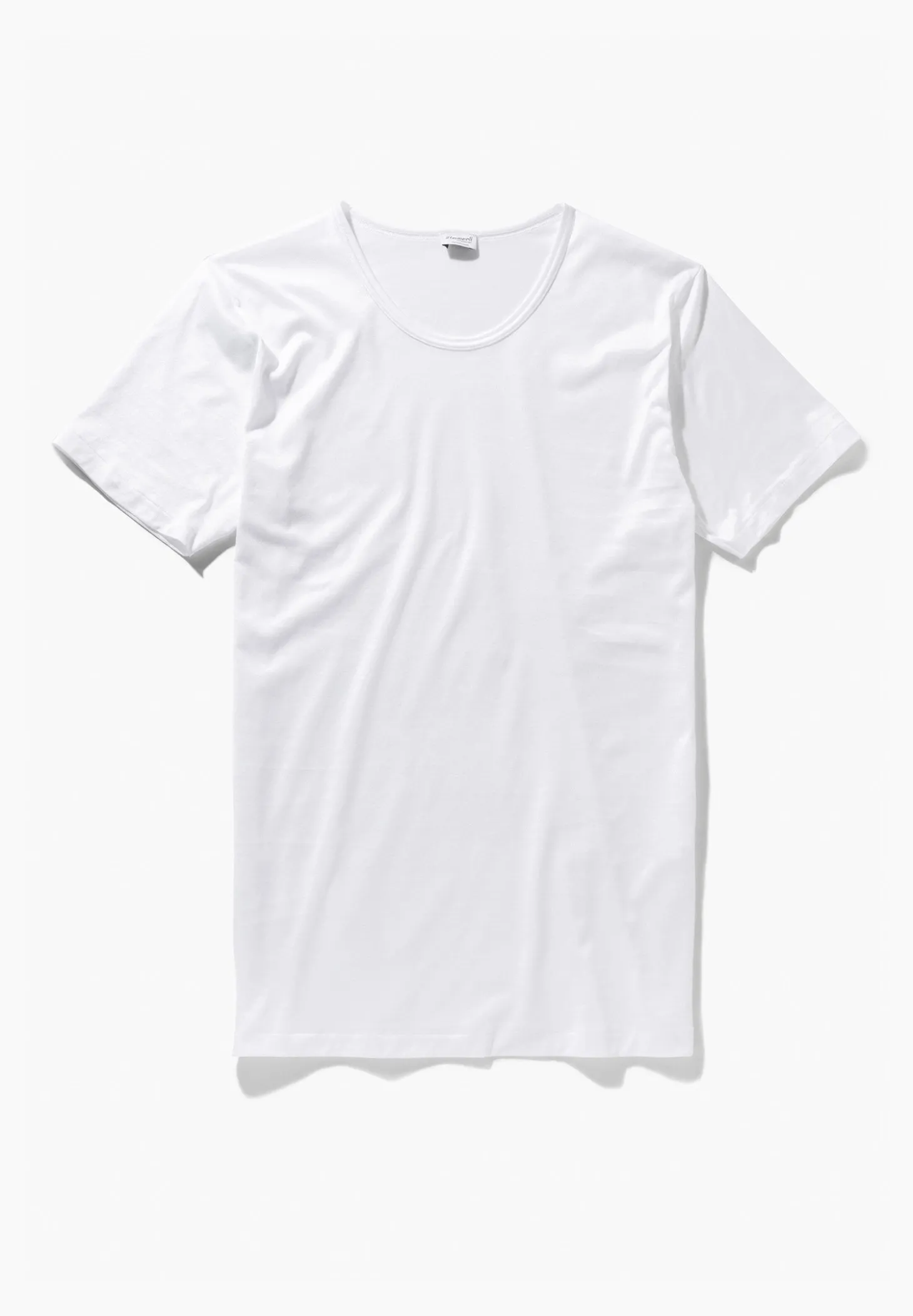 Homme Zimmerli Royal ClassicT-Shirt à manches courtes - blancSuper fins