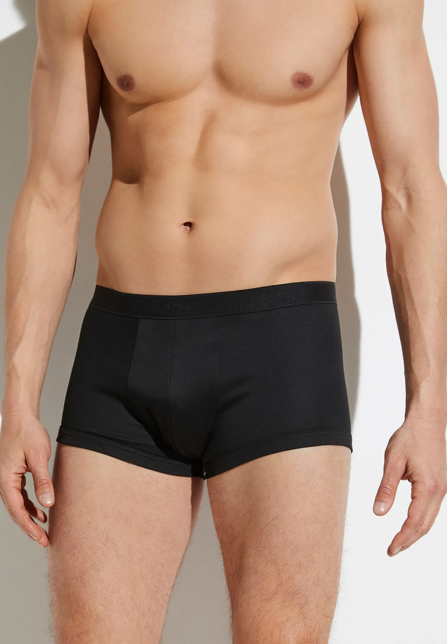 Homme Zimmerli Sea IslandBoxer Trunk - black