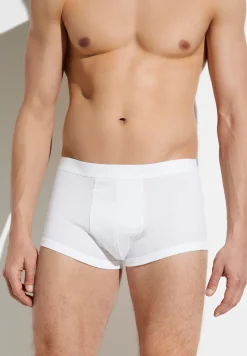 Homme Zimmerli Sea IslandBoxer Trunk - white
