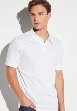Homme Zimmerli Sea IslandPolo à manches courtes - white