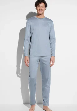 Homme Zimmerli Sea IslandPyjama longues - smoky blue