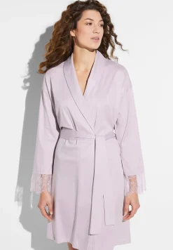 Femme Zimmerli Sea IslandRobe de chambre courte - lilac