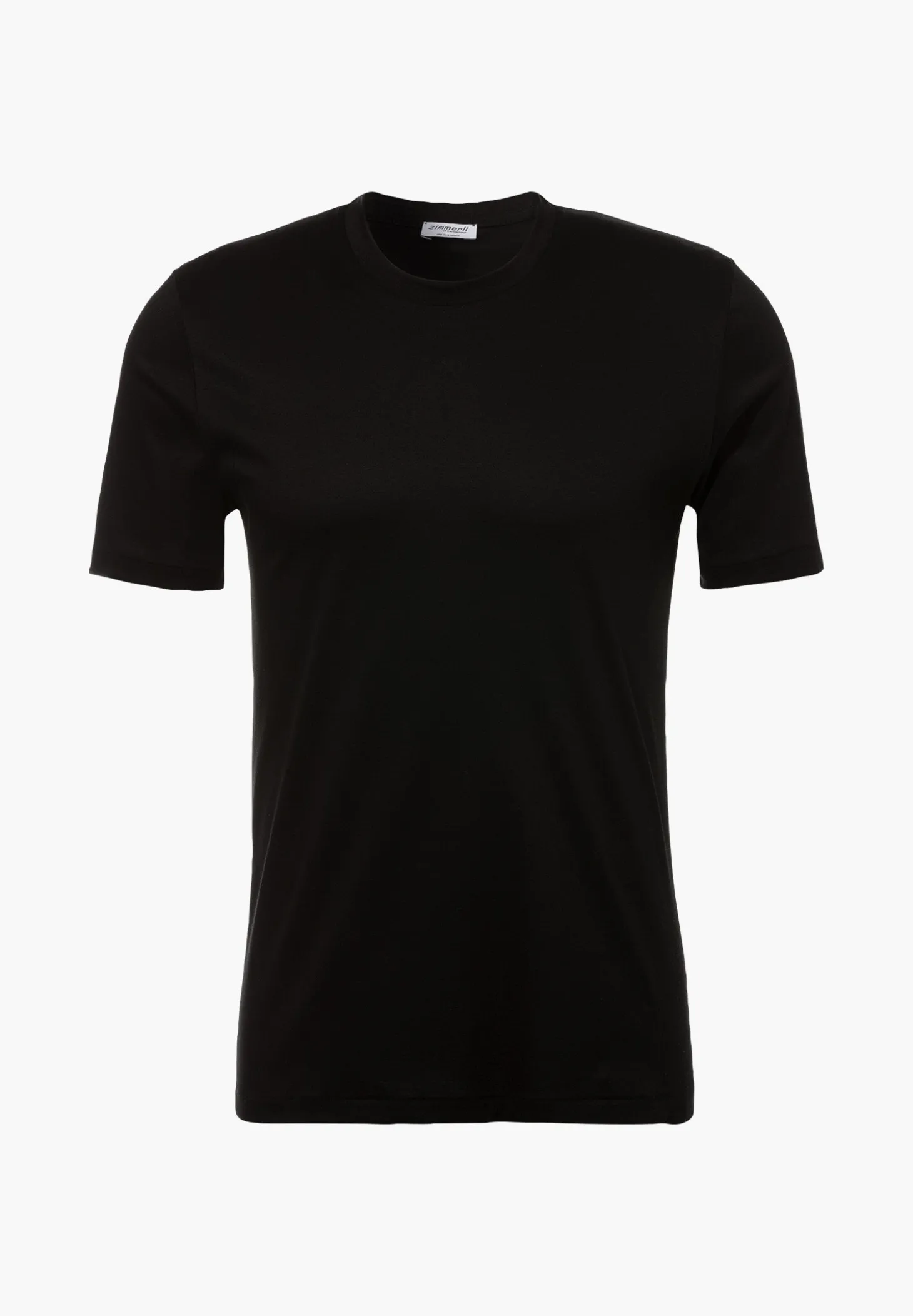 Homme Zimmerli Sea IslandT-Shirt à manches courtes, col rond - noir