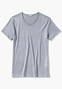 Homme Zimmerli Sea IslandT-Shirt à manches courtes - smoky blue