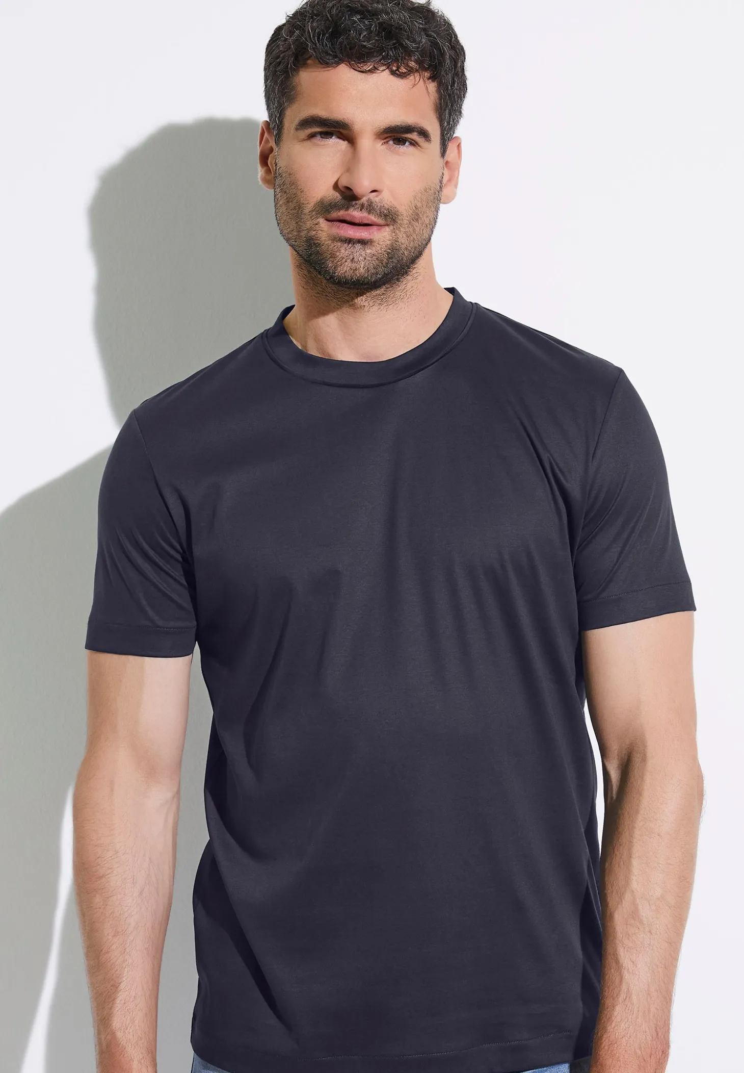 Homme Zimmerli Sea IslandT-Shirt à manches courtes - navy