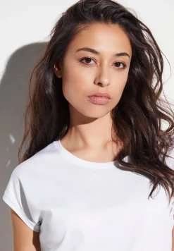 Femme Zimmerli Sea IslandT-Shirt à manches courtes - white