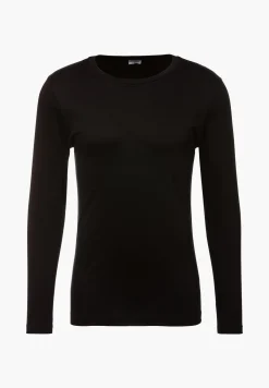 Homme Zimmerli Sea IslandT-Shirt à manches longues - black