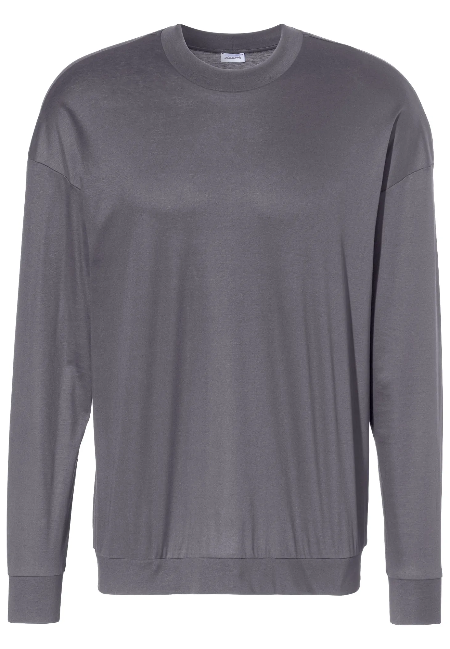 Homme Zimmerli Sea IslandT-Shirt à manches longues - dark grey