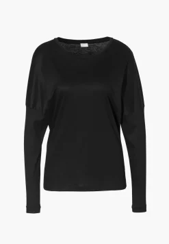 Femme Zimmerli Sea IslandT-Shirt à manches longues - black