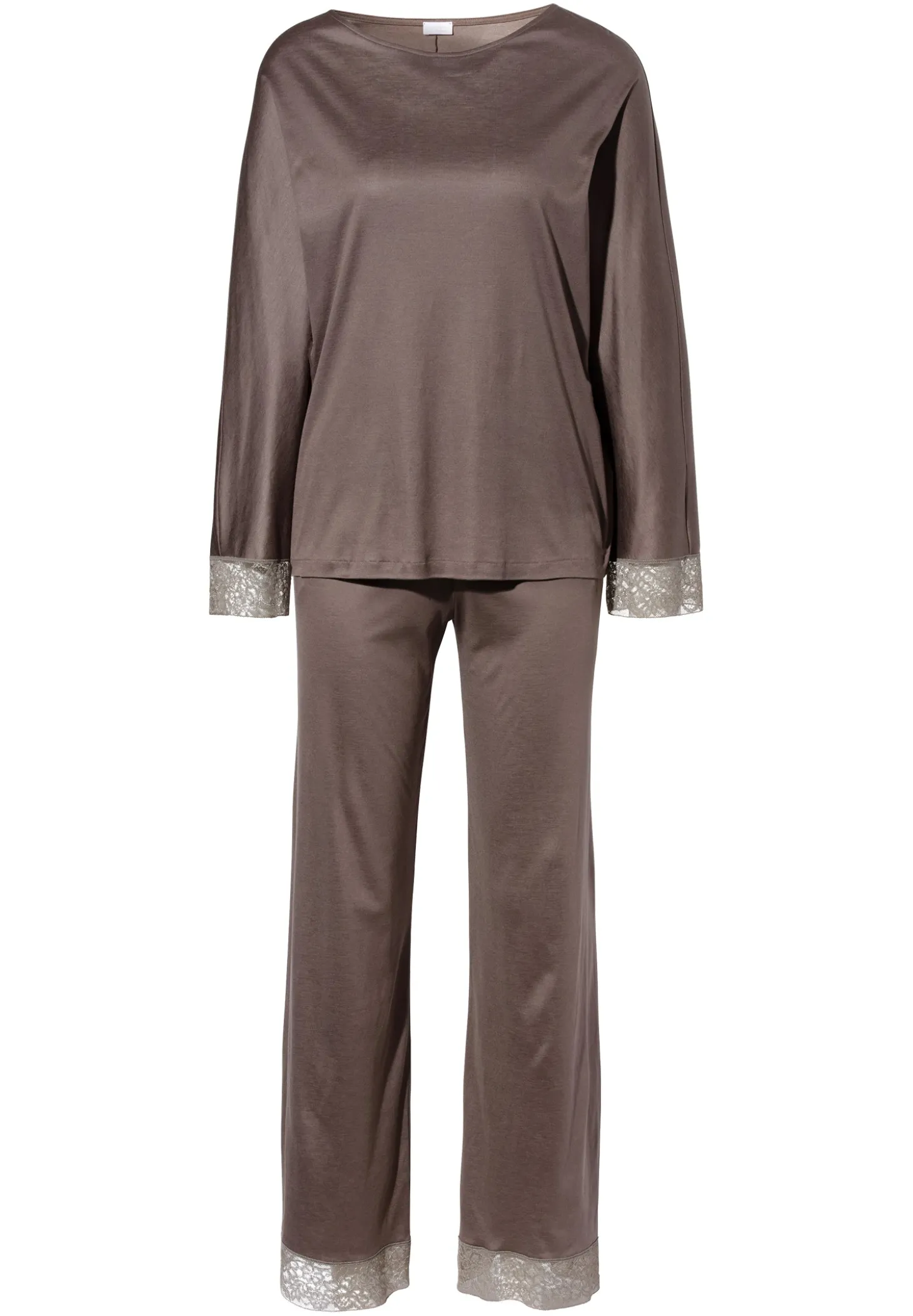 Femme Zimmerli Silk DreamsPyjama longues - olive brown