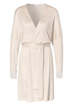 Femme Zimmerli Silk DreamsRobe de chambre courte - vanilla