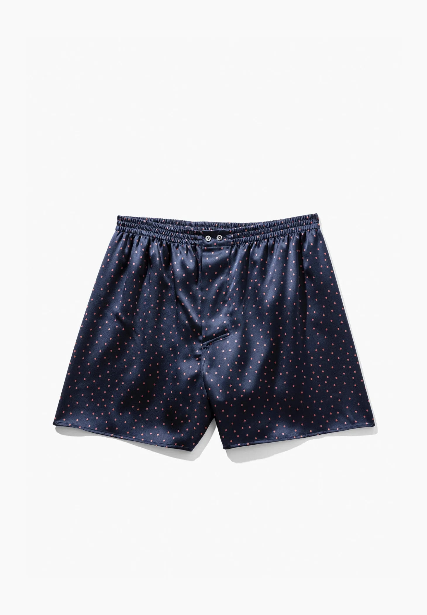 Homme Zimmerli Silk NightwearBoxer Shorts - dots