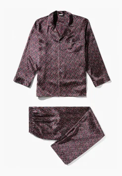 Homme Zimmerli Silk NightwearPyjama longues - leaves