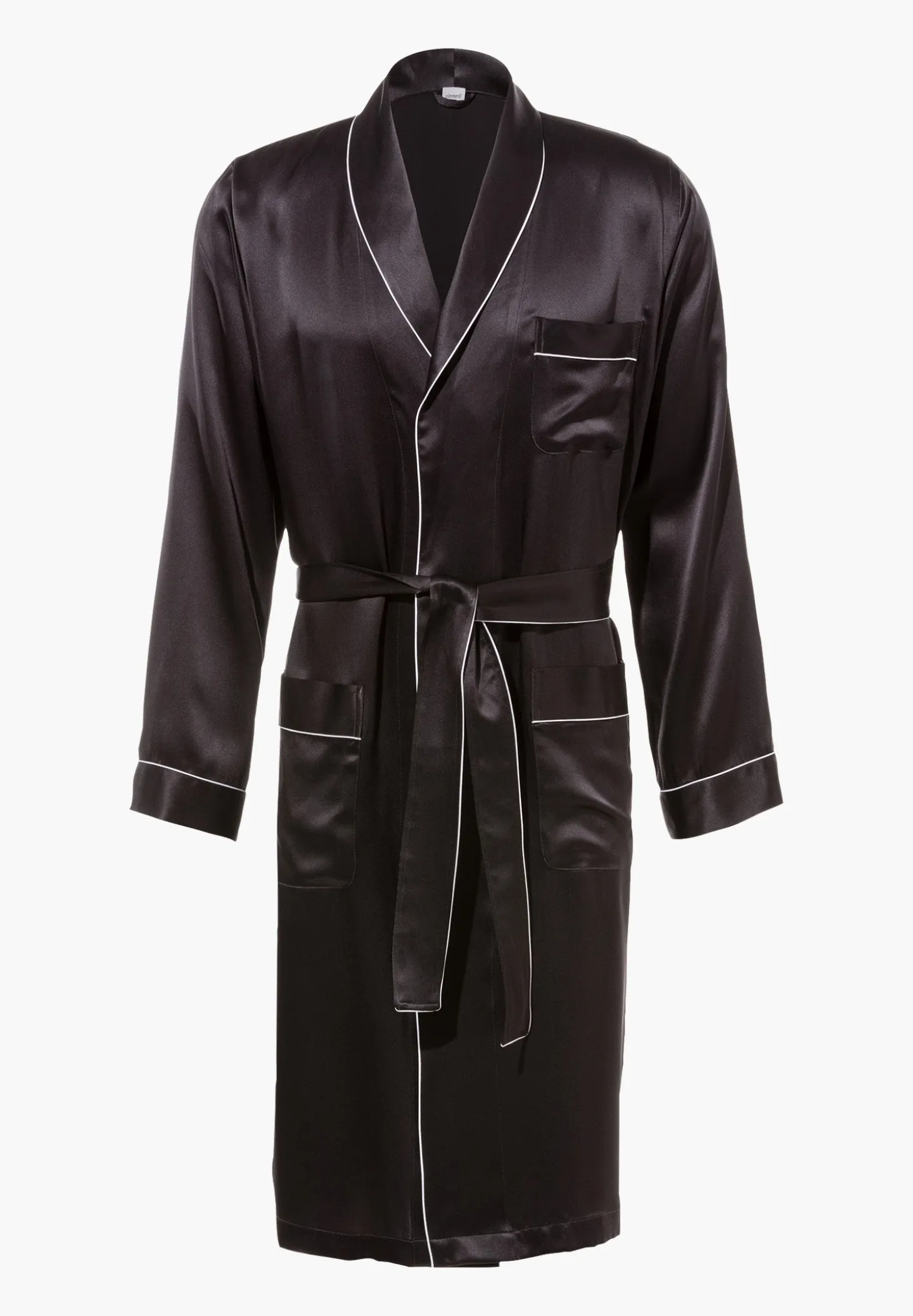 Homme Zimmerli Silk NightwearRobe de chambre longue - anthrazit