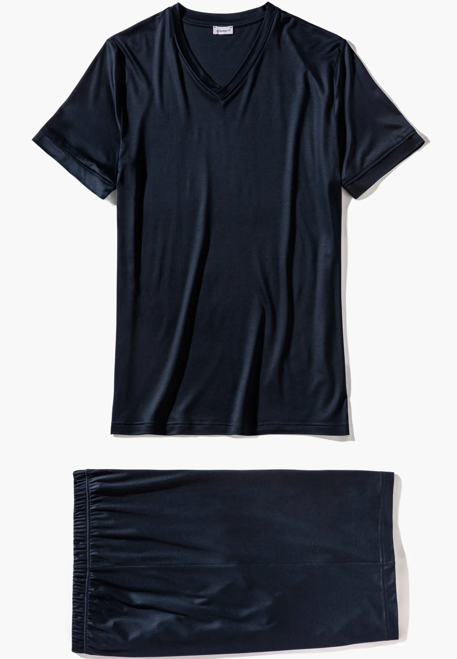 Homme Zimmerli Sustainable LuxuryPyjama court - twilight blue