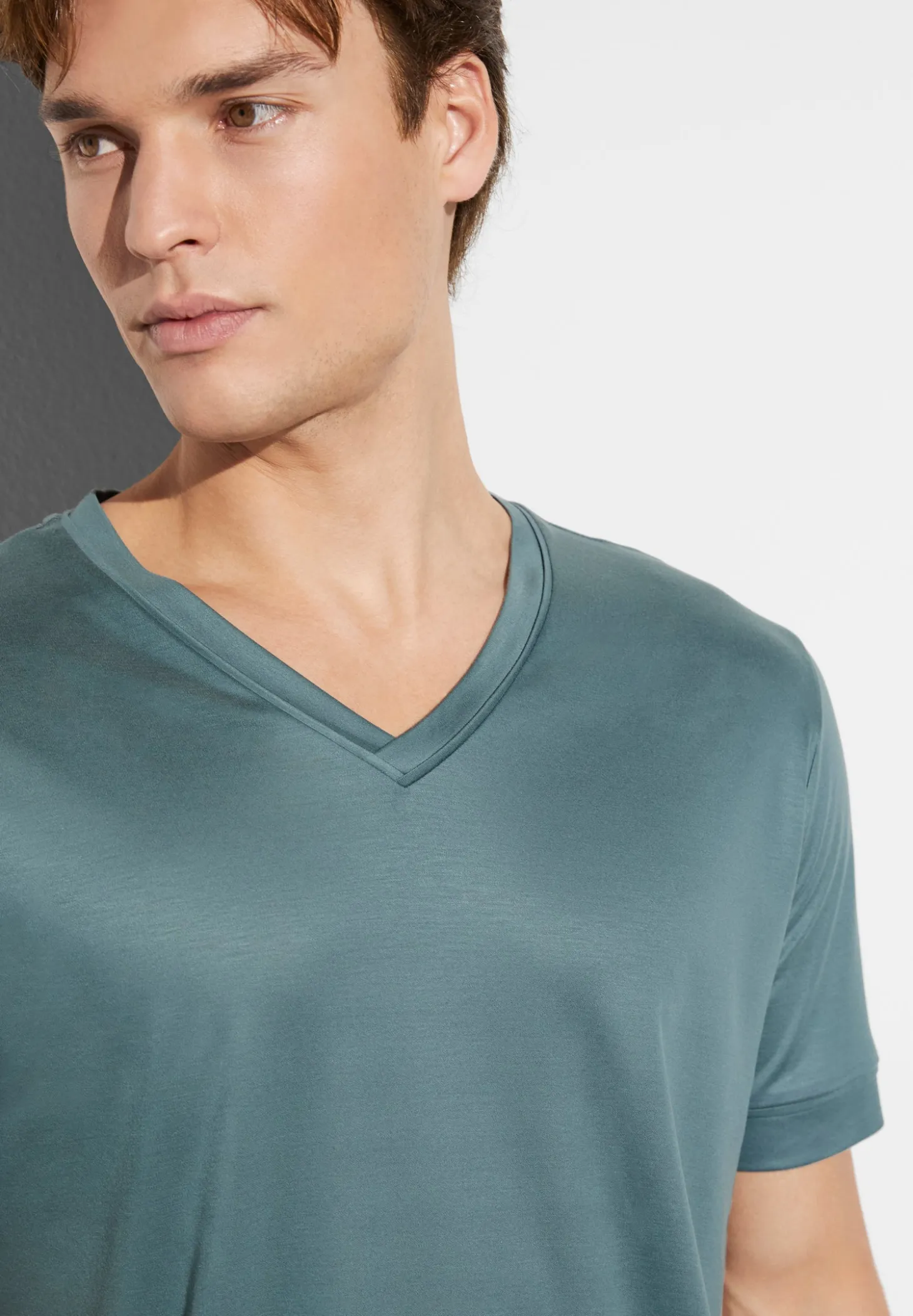 Homme Zimmerli Sustainable LuxuryPyjama court - jade