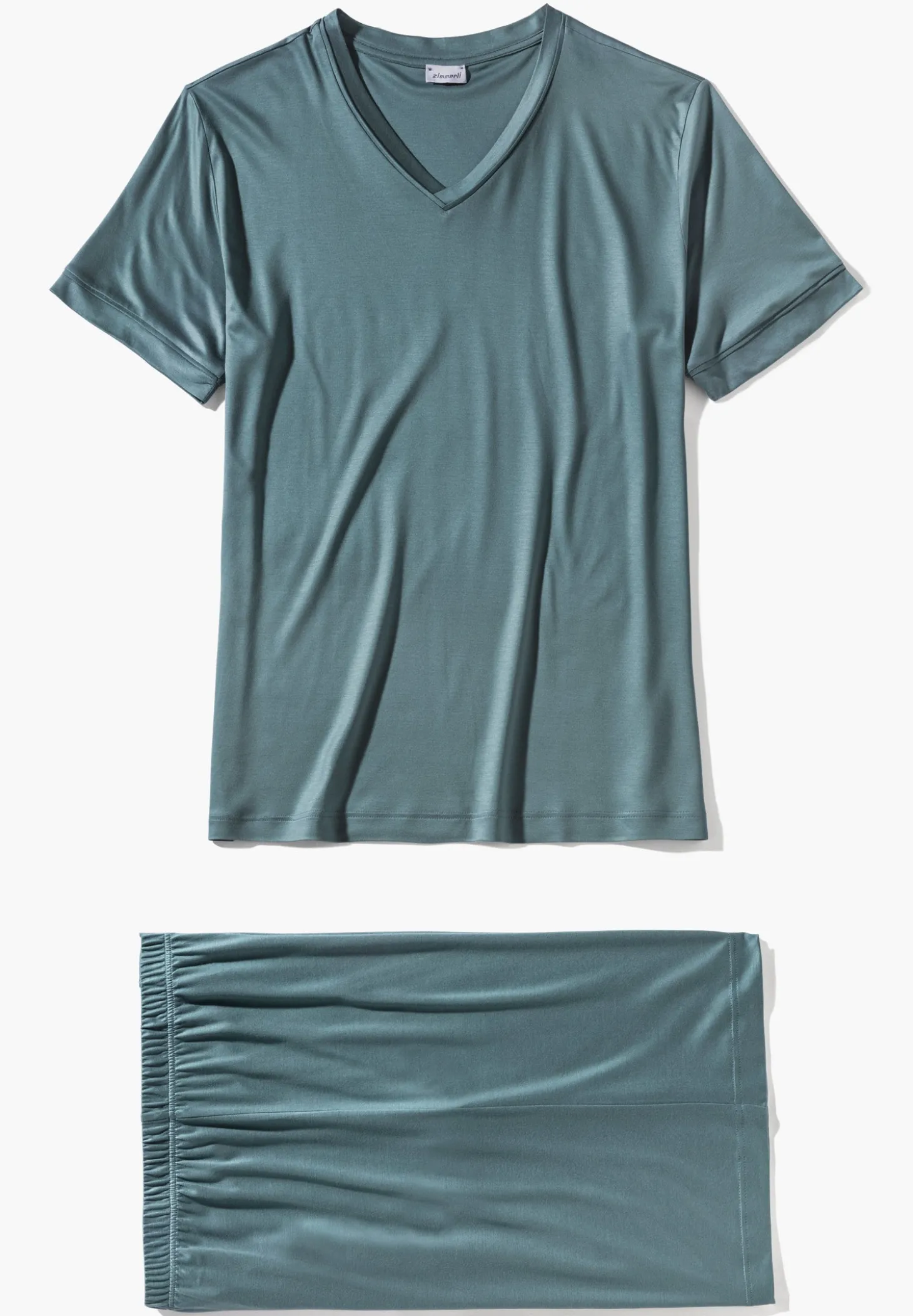 Homme Zimmerli Sustainable LuxuryPyjama court - jade