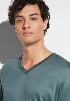 Homme Zimmerli Sustainable LuxuryPyjama longues - jade