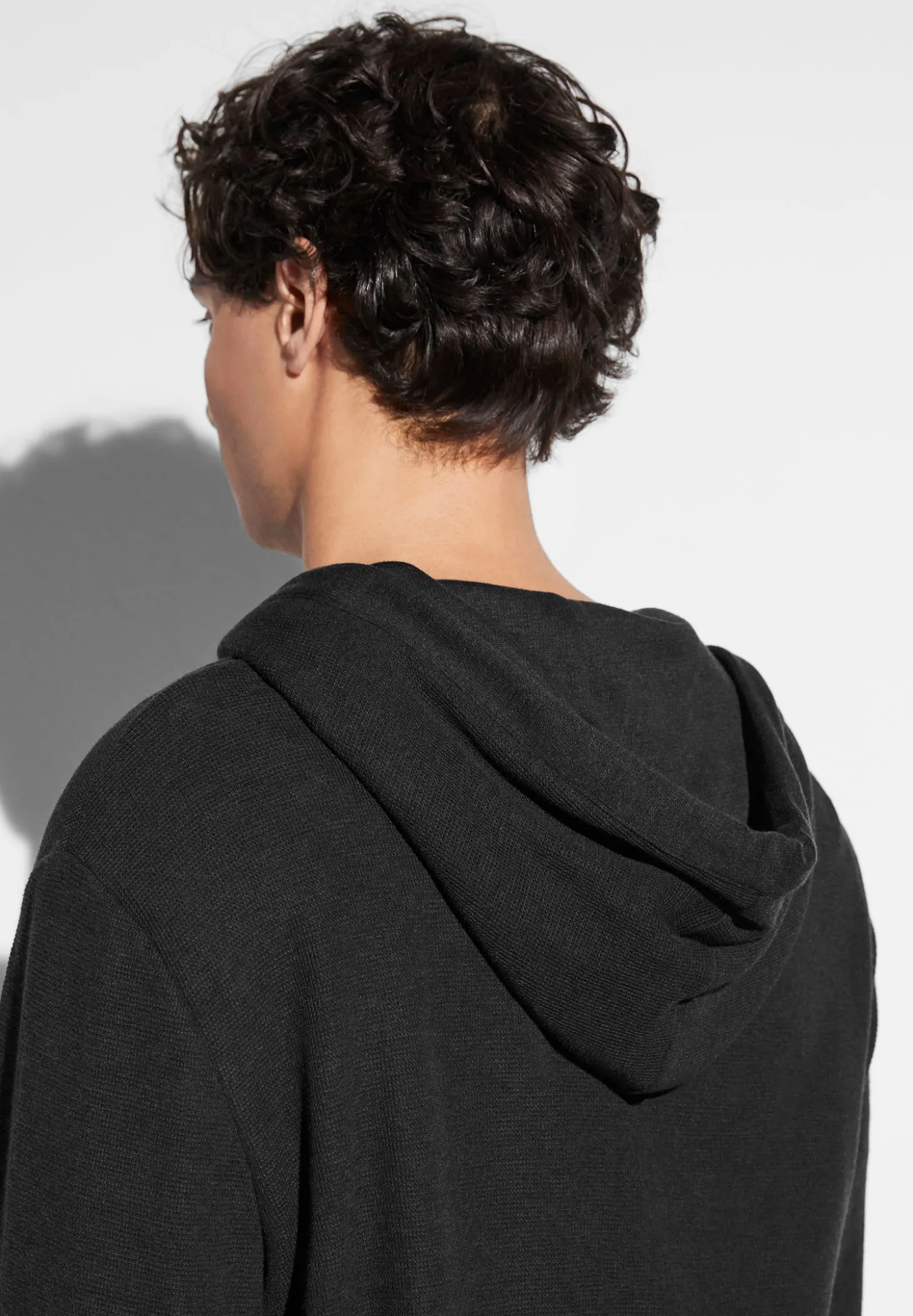 Homme Zimmerli Winter LoungeVeston - nearly black