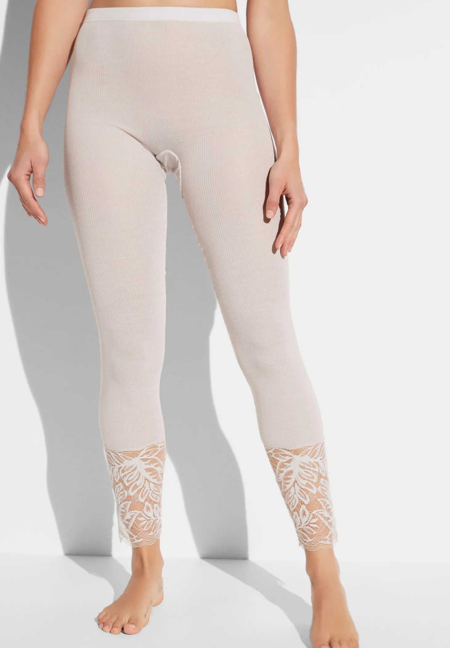 Femme Zimmerli Wool & SilkLeggings - dove