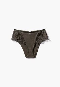 Femme Zimmerli Wool & SilkSlip - black olive