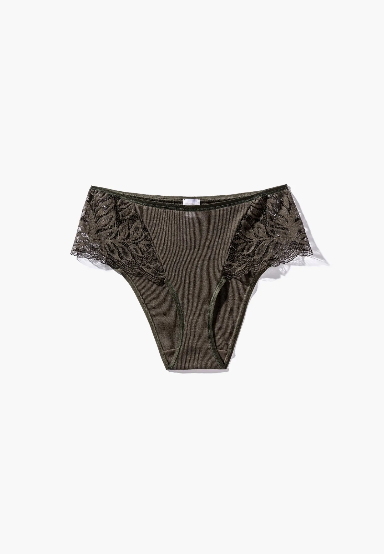 Femme Zimmerli Wool & SilkSlip - black olive