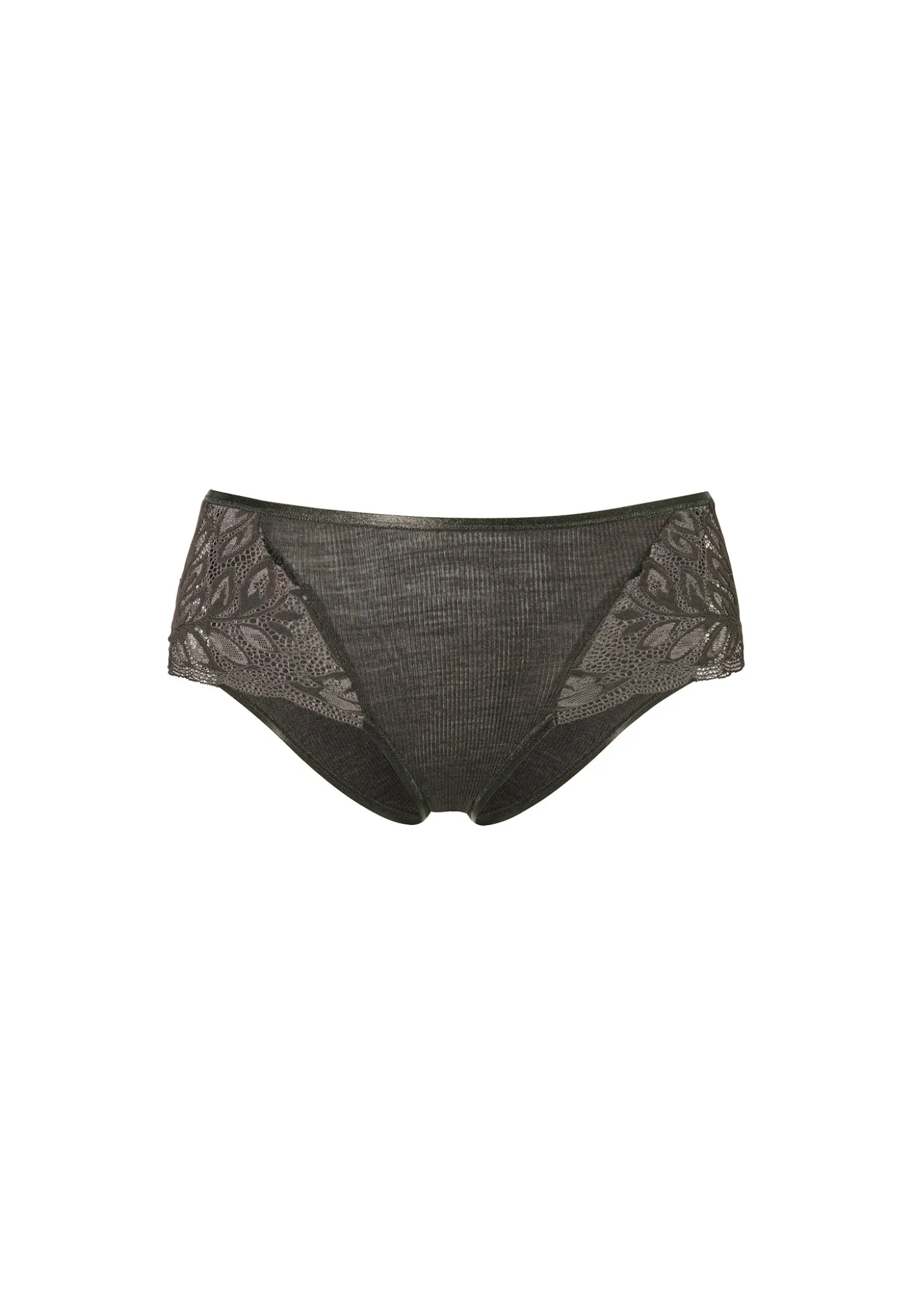 Femme Zimmerli Wool & SilkSlip - black olive