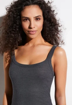 Femme Zimmerli Wool & SilkTop - anthrazit