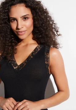 Femme Zimmerli Wool & SilkTop - black