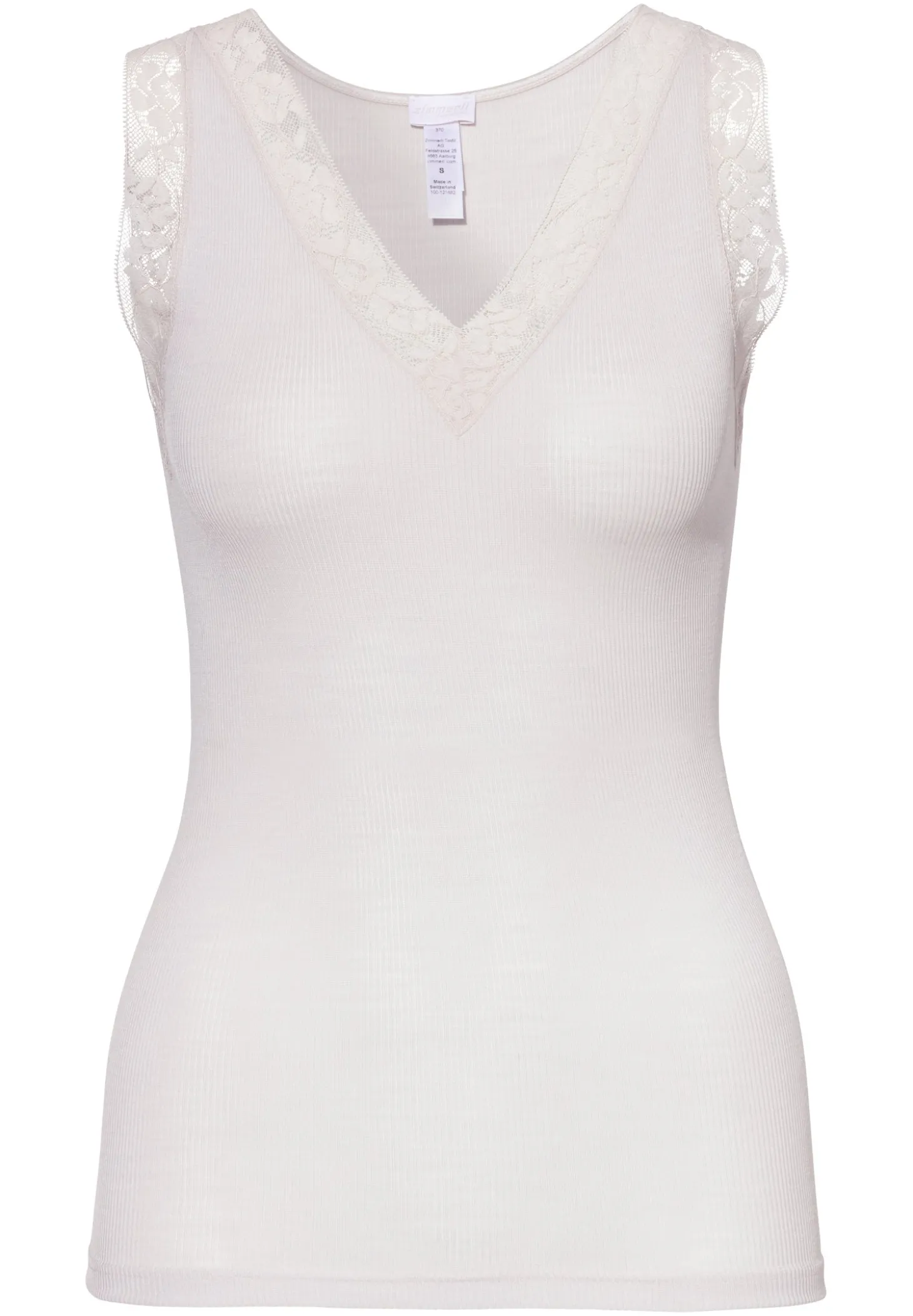 Femme Zimmerli Wool & SilkTop - dove