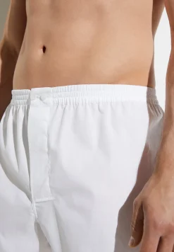 Homme Zimmerli Woven NightwearBoxer Shorts - white
