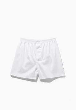 Homme Zimmerli Woven NightwearBoxer Shorts - white