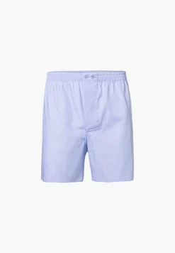 Homme Zimmerli Woven NightwearBoxer Shorts - light blue