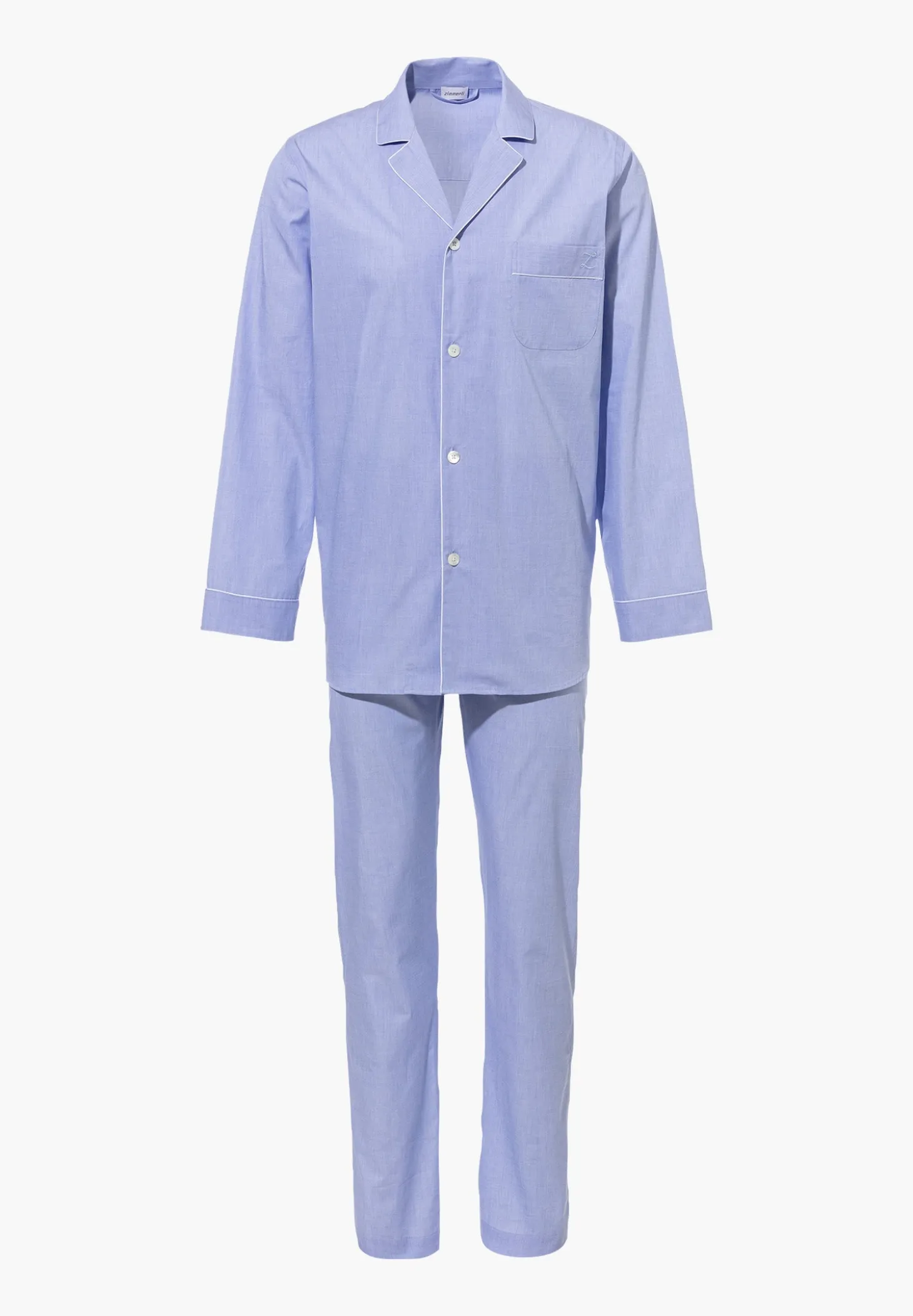 Homme Zimmerli Woven NightwearPyjama longues - light blue